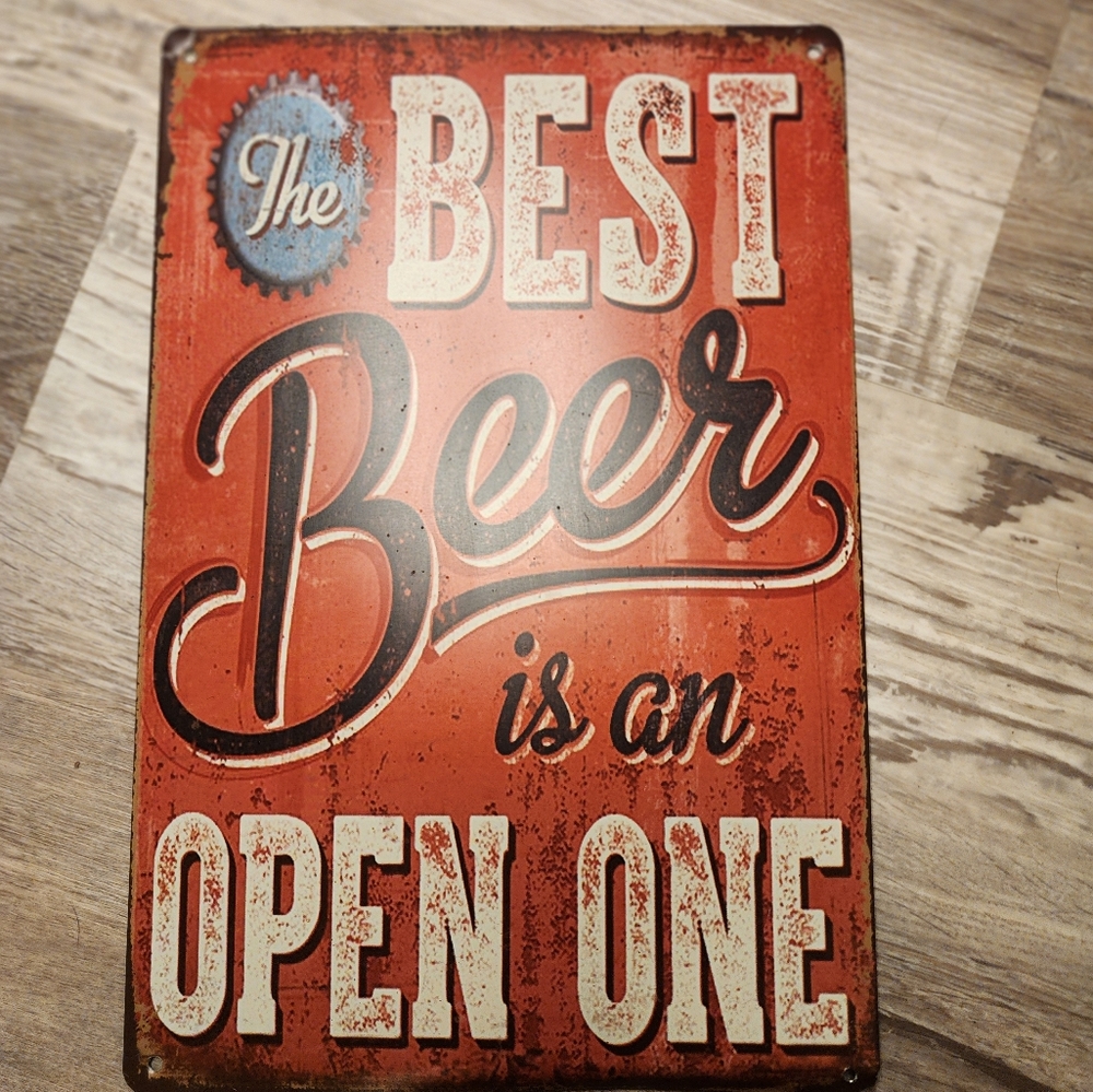 Vintage Style Beer Sign - Picture 2 of 2